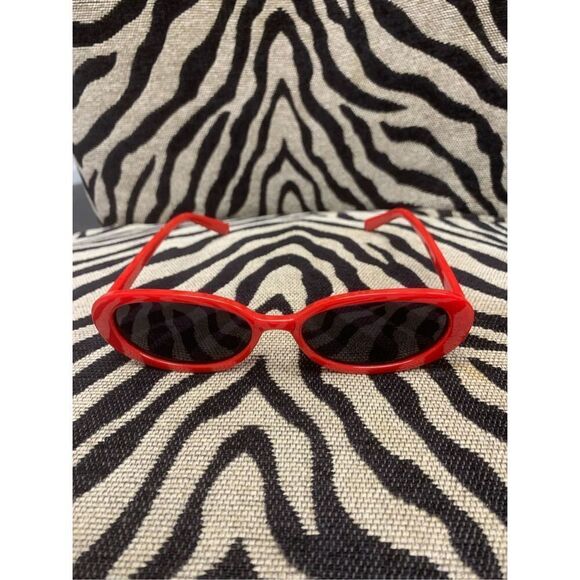 Red Frame Sunglasses  - Picture 1 of 4